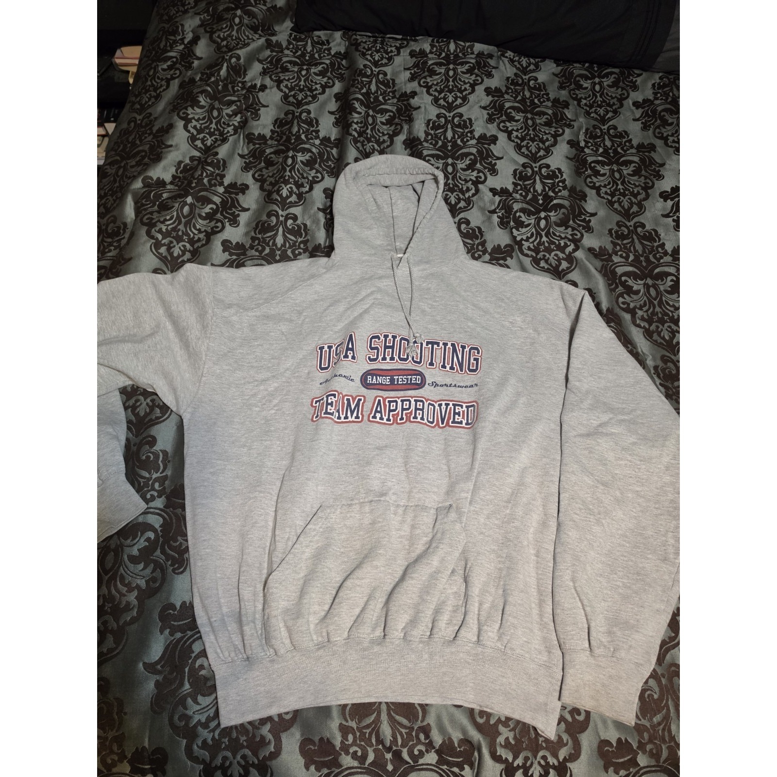 Usa Shooting Team Approved Range Tested 3xl Gray Hoodie